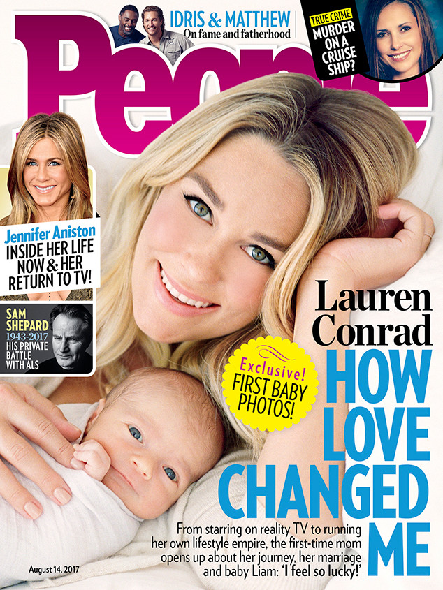 Lauren Conrad Introduces Son Liam Tell On The Cover Of People E News Watch